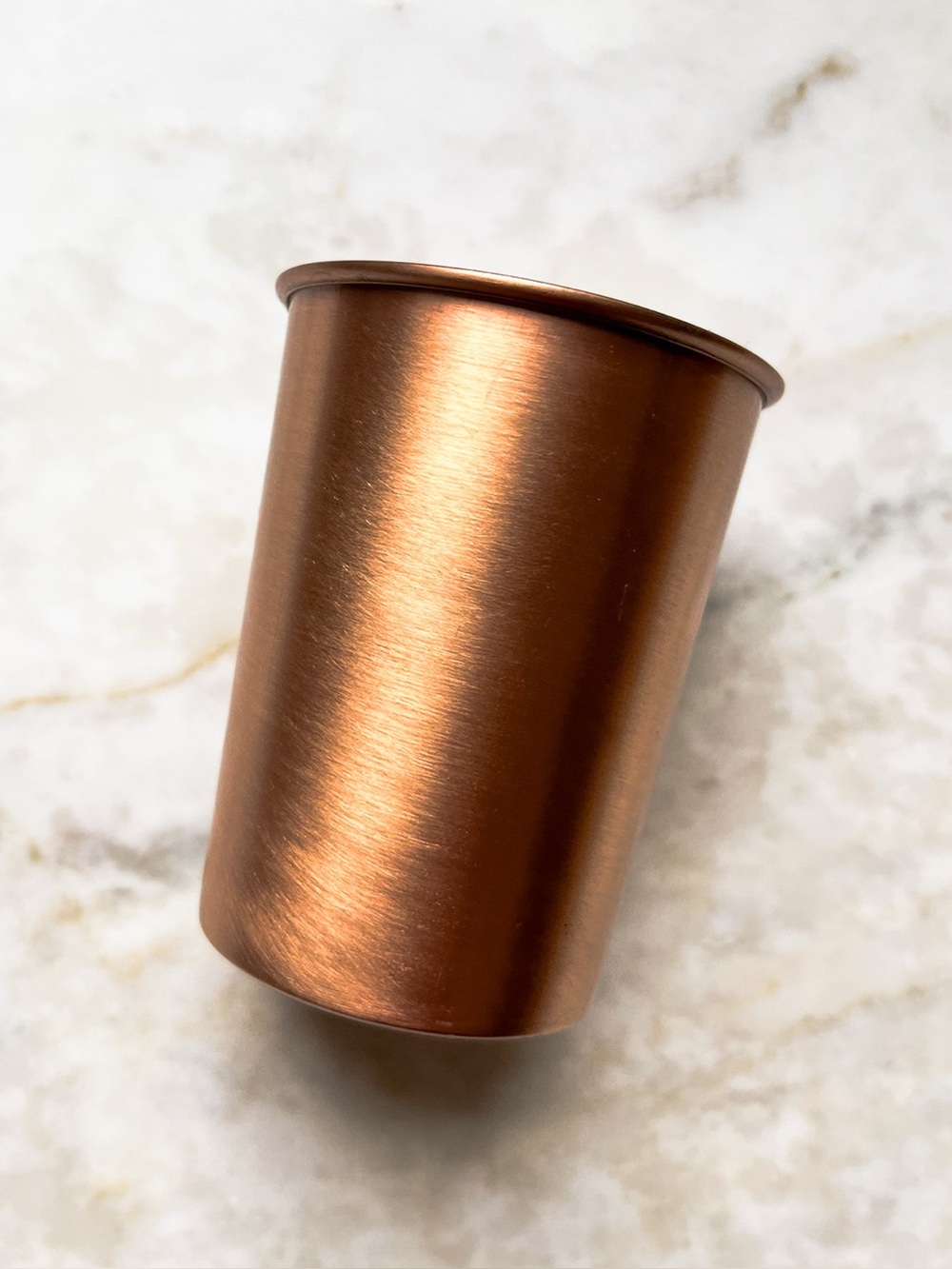 Copper Cup · Matte Finish · Tamra Jal · Ayurveda · Dinacharya · Living Ritual